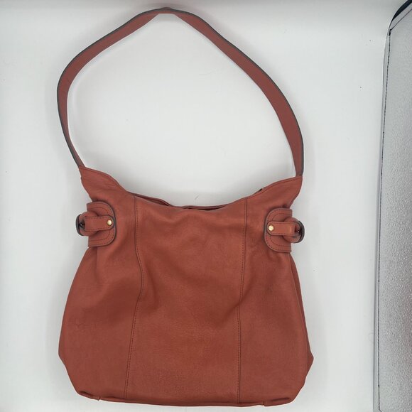 See by Chloé Cognac Leather Shoulder Bag with Removable Coin Pouch - Picture 5 of 11